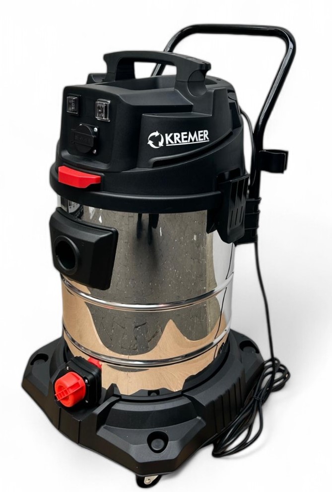 Industriesauger 2.400 W – 65-Liter-Behälter, Nass und Trocken
