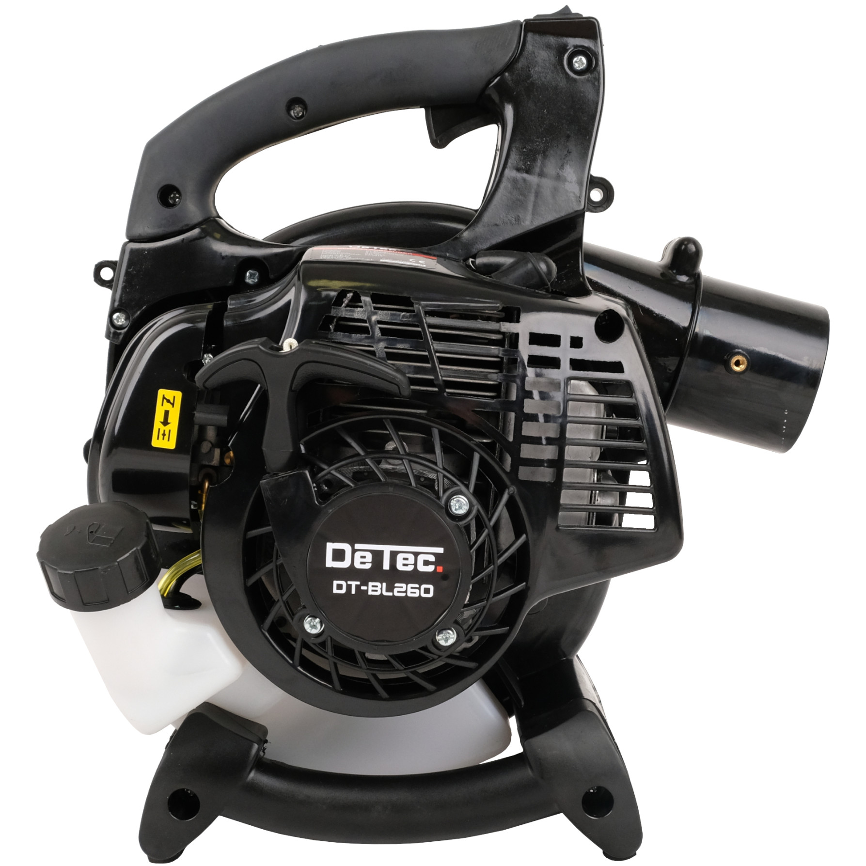 DeTec. Benzin-Laubsauger und -gebläse DT-BL260 – 2-in-1, 612 m³/h, mit Fangsack