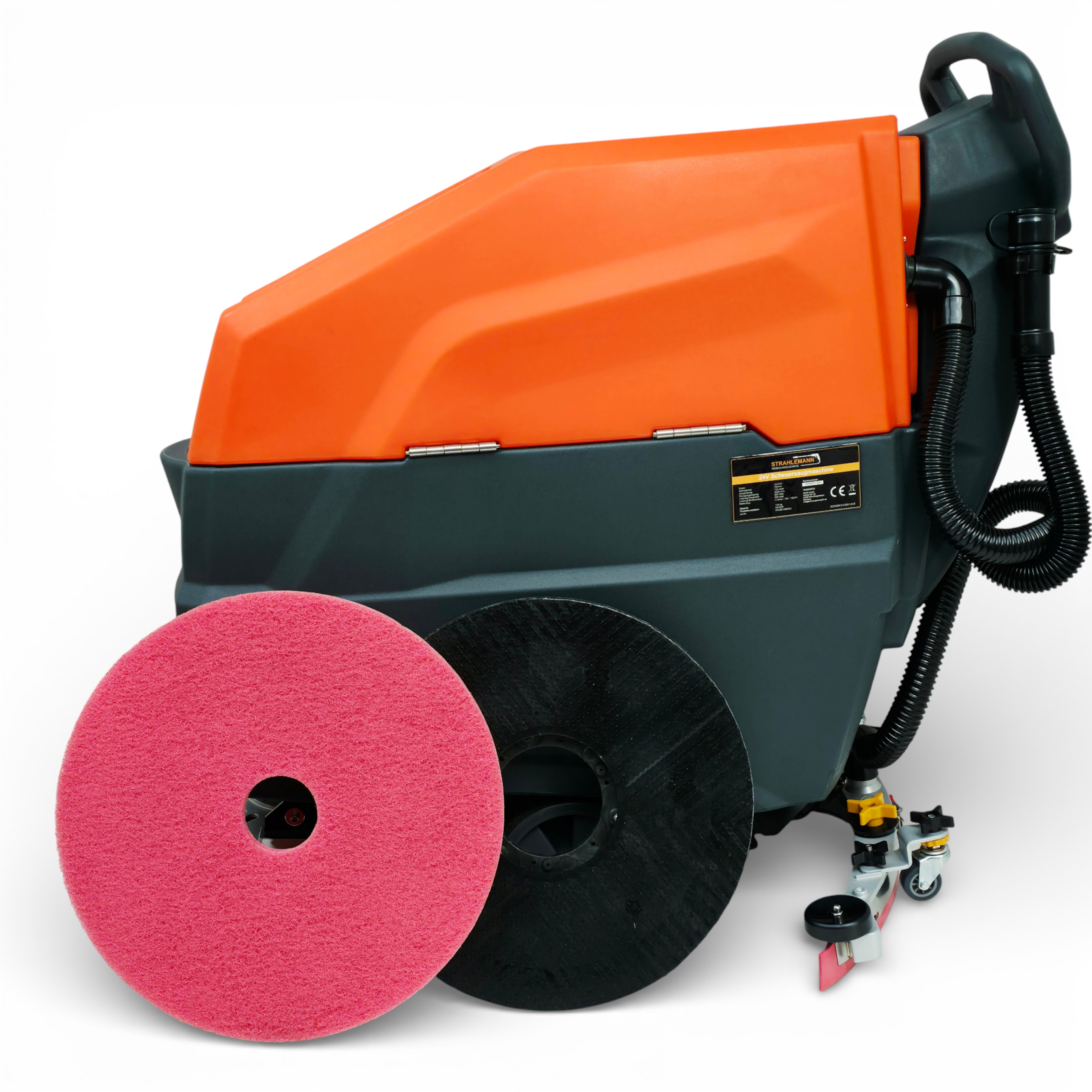 Nachläufer-Scheuersaugmaschine Strahlemann SM-FS1 – 53 cm, Lithium-Ionen-Akku 100 Ah