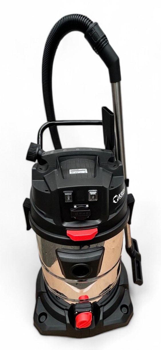 Industriesauger 2.400 W – 65-Liter-Behälter, Nass und Trocken