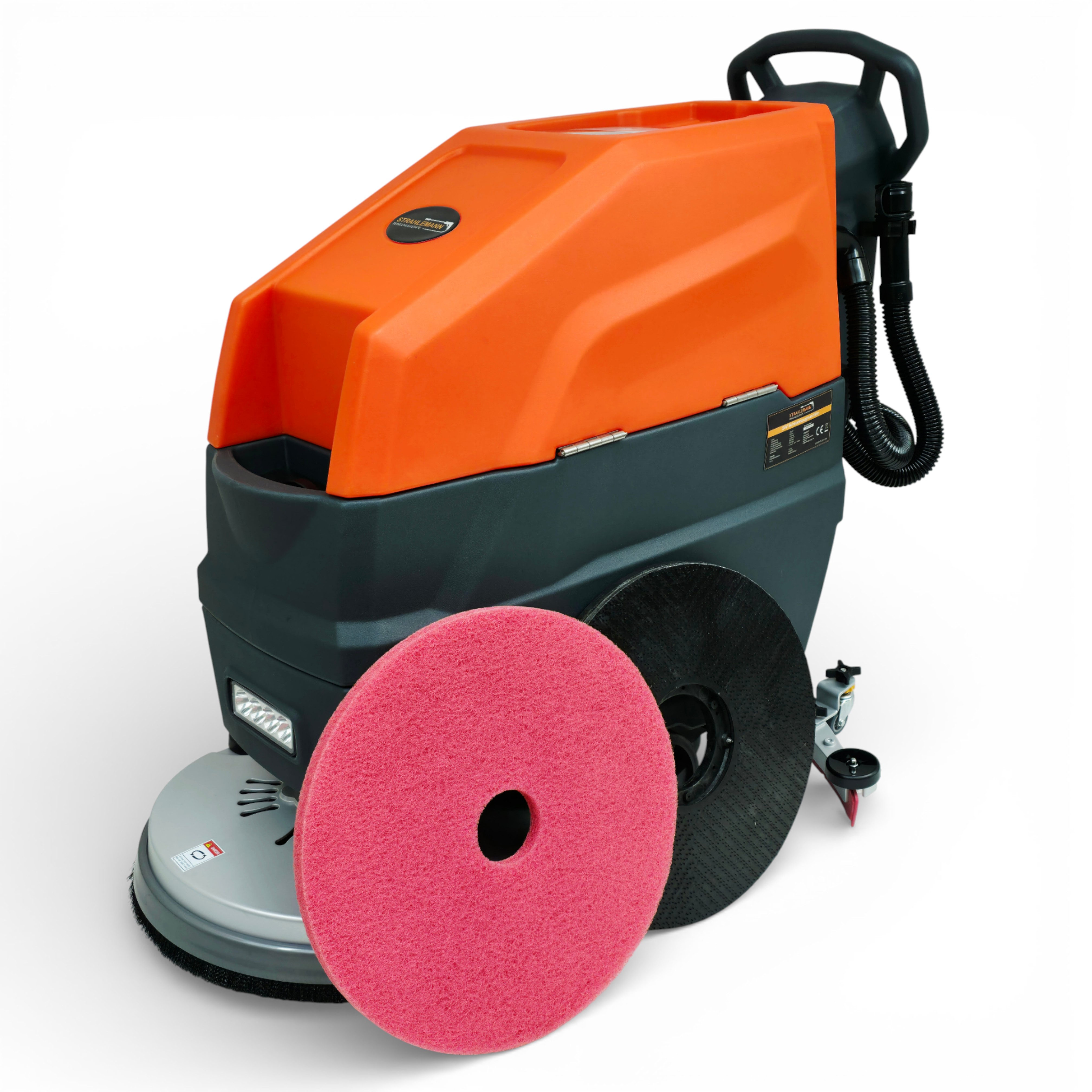 Nachläufer-Scheuersaugmaschine Strahlemann SM-FS1 – 53 cm, Lithium-Ionen-Akku 100 Ah