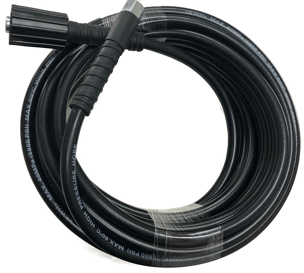DeTec. Hochdruckschlauch 10 m für 7-PS-Hochdruckreiniger – bis 400 bar, 1/4 Zoll