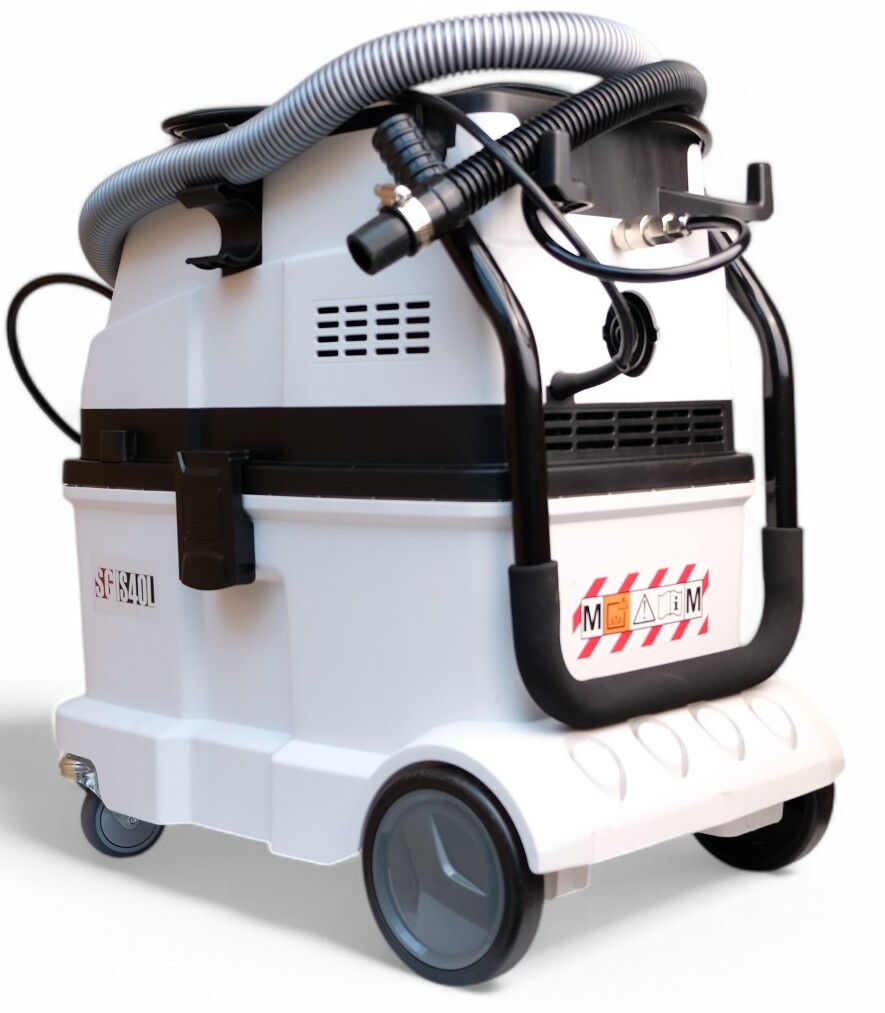 Industriesauger 1.600 W mit automatischer Filterreinigung und Fernbedienung – 40 l