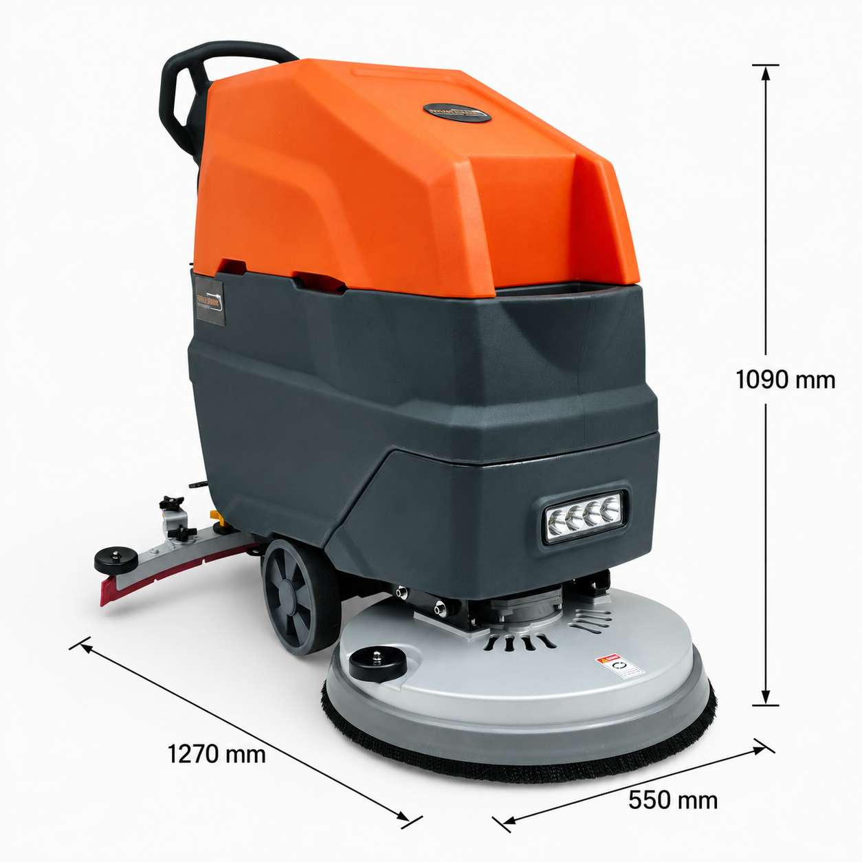 Nachläufer-Scheuersaugmaschine Strahlemann SM-FS1 – 53 cm, Lithium-Ionen-Akku 100 Ah