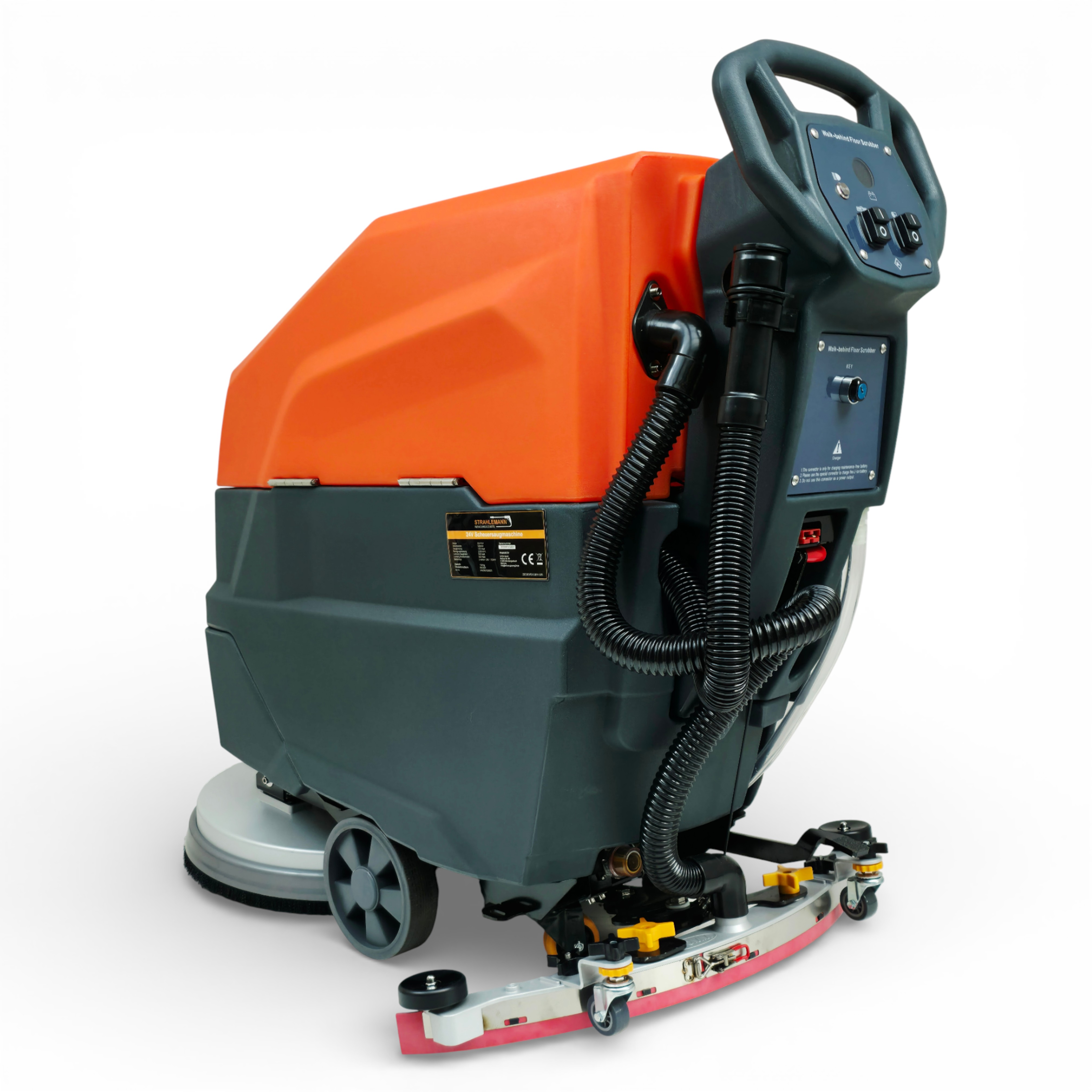 Nachläufer-Scheuersaugmaschine Strahlemann SM-FS1 – 53 cm, Lithium-Ionen-Akku 100 Ah