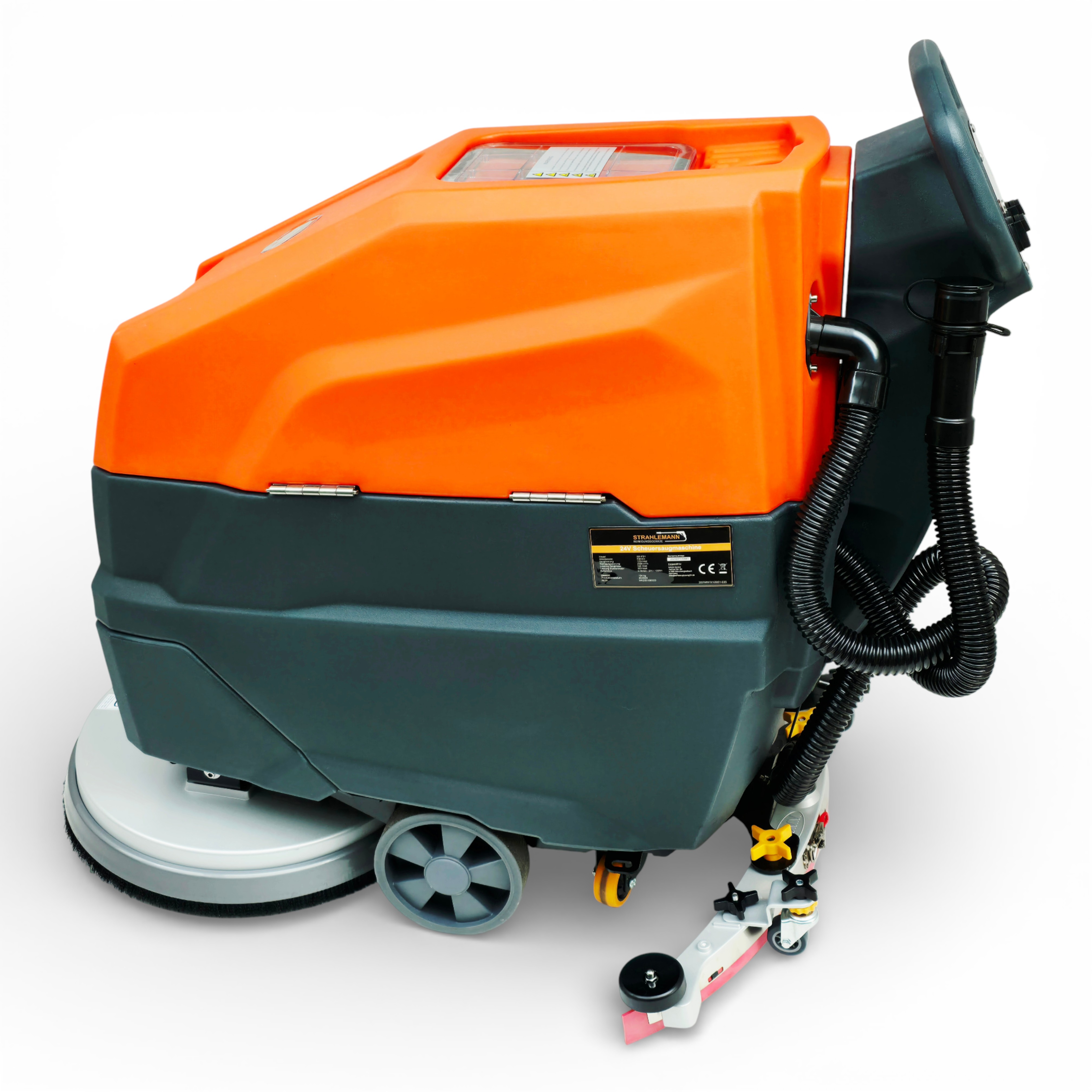 Nachläufer-Scheuersaugmaschine Strahlemann SM-FS1 – 53 cm, Lithium-Ionen-Akku 100 Ah