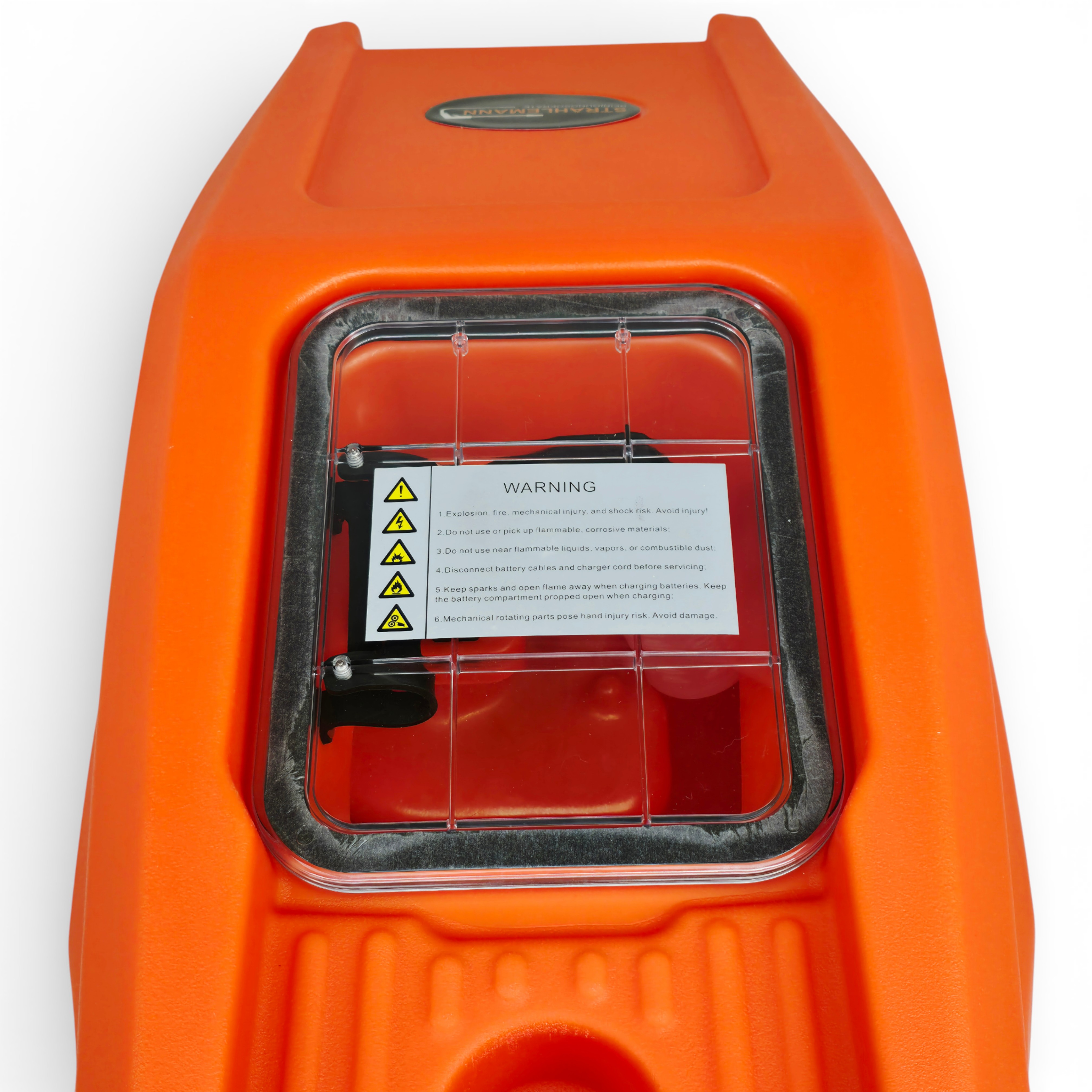 Nachläufer-Scheuersaugmaschine Strahlemann SM-FS1 – 53 cm, Lithium-Ionen-Akku 100 Ah