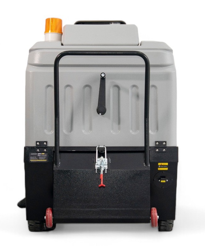 Aufsitz-Kehrmaschine Kremer KRYZS4 – 6.380 m²/h, Akku 48 V / 55 Ah