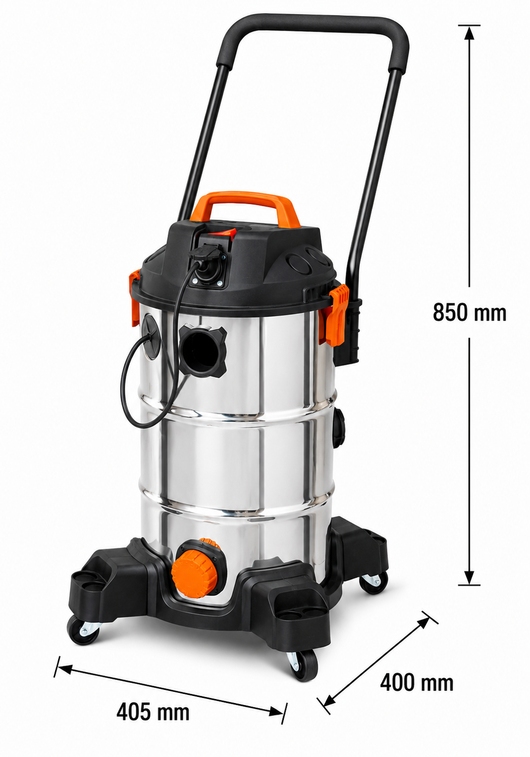 Strahlemann Schlammsauger mit Teichpumpe – 1.200 W, 35 l, Förderhöhe 7 m