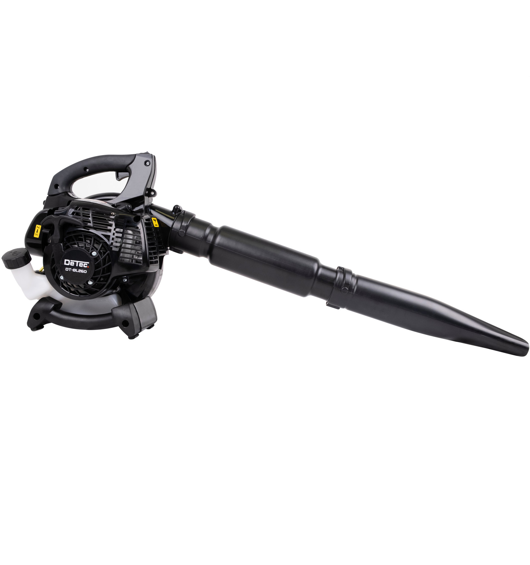 DeTec. Benzin-Laubsauger und -gebläse DT-BL260 – 2-in-1, 612 m³/h, mit Fangsack